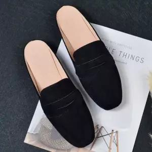 후스레이디 2컬러 스퀘어토 블로퍼 스웨이드펌프스힐 펌프스힐 키높이구두 후스레이디힐