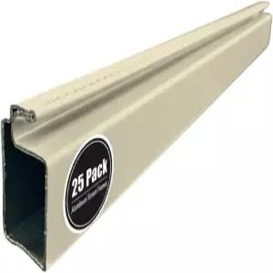 메트로 스크린웍스 창문 스크린 프레임 키트 아몬드 7인치/16인치 x 1인치 교체용 95인치 내부 마이터 컷