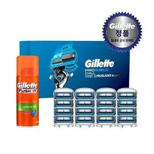 [질레트]질레트 프로쉴드 칠 면도날 16입 +미니젤 증정