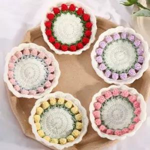 듈립 951TBD97 뜨개질 컵받침 카페코스터 맥주코스터 컵받침대