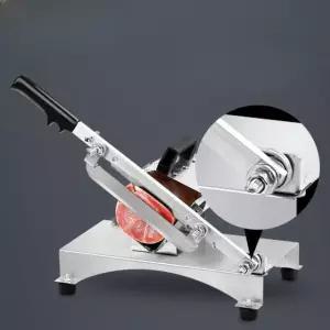 수동식 미트슬라이서 냉동육 절단기 삼겹살 뼈절단 식당용 다기능 커터