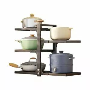 조절형 GND518L8 프라이팬 정리 (양면5칸 블랙) JT01