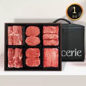 [롯데백화점]대한사람대한으로 1등급 한우 명품 혼합1호  냉장, 3 kg (등/등/안/채/불/국)