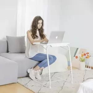 겸 높이조절 책상 사이드 테이블 1인용 접이식 이동식 노트북테이블 1인용테이블