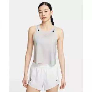 [나이키]에어로스위프트 여성 드라이 핏 ADV 크롭 러닝 탱크 탑 - 오프 화이트블랙 IF3648-101 313290