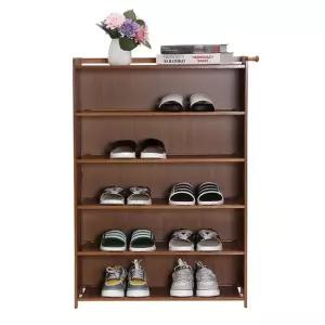 슈레스트 6단 오픈형 신발장 68x101cm 신발정리대 신발수납장 현관신발장 조립식신발장