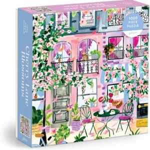 갈리슨 체리 레인 플라워 ？ 벚꽃 장식 동네의 아름다운 예술 작품이 담긴 1000피스 직쏘 퍼즐