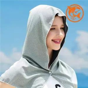 [콩심팥심]수건 스포츠 기능성 운동용 쿨타올 시원한 후드 헬스장수건