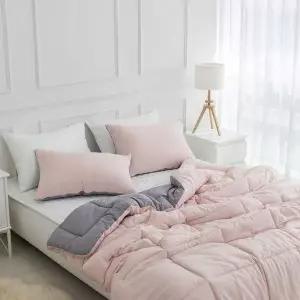 [알티피아]딥슬립 이불패드세트 핑크 (패드 화이트) 여름 사계절 국산 향균