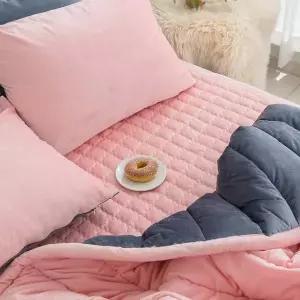 [알티피아]빌리 극세사 카페트겸패드 SS 핑크 여름 사계절 국산 향균