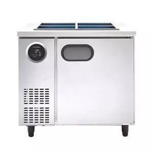 스타리온 SR-V09EIEVDC 내부스텐 1/3 앞작업대 업소용 반찬 냉장고 밧드 냉장고