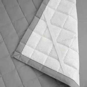 [알티피아]샤이니 순면 카페트겸패드 SS 그레이 여름 사계절 국산 향균