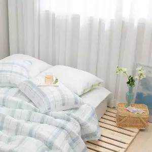 [알티피아]샤브레 간절기이불패드세트 SS 여름 사계절 국산 향균