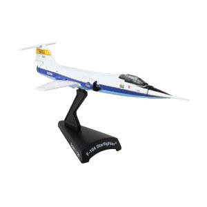 Postage Stamp Lockheed F-104G 스타파이터 NASA 다이캐스트 수집용 비행기 모델 1 /120 스케일, 디스플레이 스탠드 포함 - 만 14세 이상 성인 수집가를 위한 정품 디테일