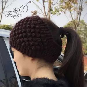 와이드 니트 헤어 밴드 넓은 머리밴드 귀도리 워머