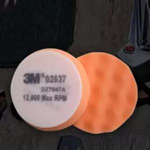 왁스패드 폴리싱 패드 95mm 차량광택패드 폴리우레탄스폰지