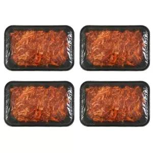 [밋앤밀] 국내산 100% 오리 당일 생산 양념 오리 불고기 2kg(500g 4팩)