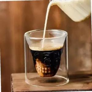스컬 1개 카테페리아 에스프레소잔 독특한 컵 커피잔