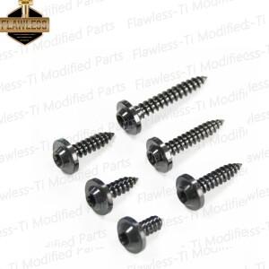 FLAWLESSTI M5 × 10-35mm Gr5 티타늄 볼트 에어 필터 바디 커버 Yamaha Xmax 300 560 Honda Wave 125 용