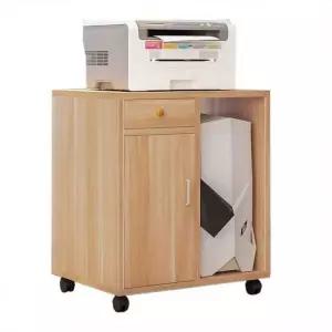 프린터 수납장 책장 데스크탑 받침 캐비닛 원목 정리 선반
