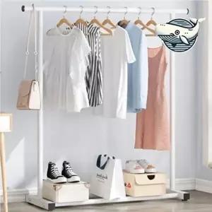 고품질 행거 옷걸이 스탠드 수납 철제 모던 공간 시스템행거 옷걸이행거 드레스룸행거 이동식행거 WFIP9ZM