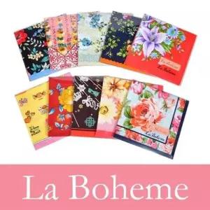 라보헴 순면 디자인 여성손수건 10매세트 WD90996