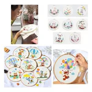 키밍 프랑스자수 캐릭터 패키지 귀여운 수작업 집콕