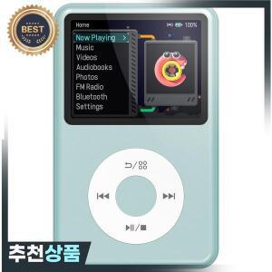 INNIOASIS Y1-128GB 휴대용 MP3 플레이어 블루투스 스피커  비디오 라디오 하이파이 오디오 워크맨 디지털