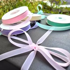 선물포장 부자재 리본공예 꽃포장 리본끈 아트 포장끈 4컬러 재료