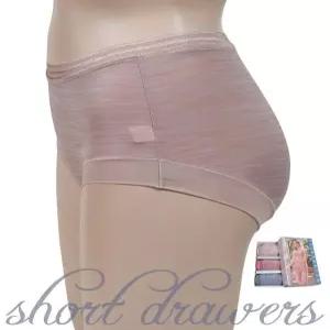 여성팬티 3매입 누디 SN2105-0032 숏 소프트한 디자인 베이직 드로즈