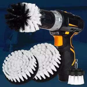 리브리움 드릴브러쉬 6종 전동자동청소솔 타일틈새 싱크대 청소용 타일틈새주방 원형수세미강력 청소 욕실