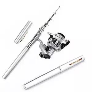 펜낚시대 스피닝릴 미니낚시 풀세트 낚시줄 릴낚시 휴대용 WFJYP4O