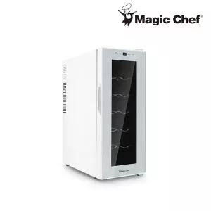 매직셰프 와인 셀러 냉장고 쿨러 12병 31L강화유리 저소음 가정용 MWC-D1200JW