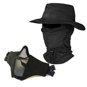 에어소프트 페인트볼 낚시 하이킹을 위한 BESWON 마스크 보호 장비, 전술 발라클라바 마스크, 부니 모자