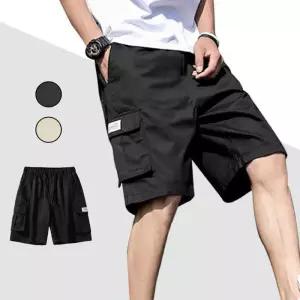 [룽스]반바지 운동 카고 데일리 스트릿 봄 여름 포켓 밴딩