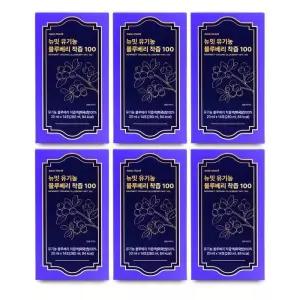 뉴밋 유기농 블루베리 착즙 100 20ml x 14포 X 6박스 I