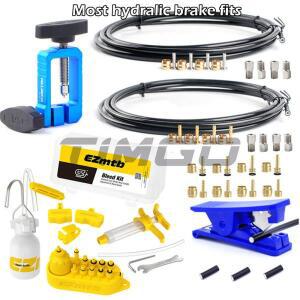 MTB 로드 바이크 유압 디스크 브레이크 호스 세트, 2.5 계량기 BH59/BH90 커넥터 삽입 올리브 블리드 도구,