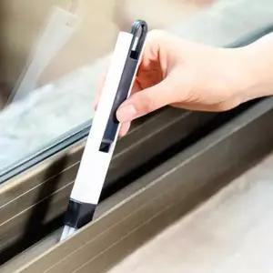 (색상 랜덤배송)미니 창문 틈새 먼지청소기 주방 욕실 창틀 세척솔