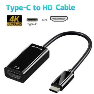 타입 C to HDTV USB 3.1 HDMI 호환 어댑터 케이블 30Hz 4K 확장 아이패드 호환 PC 모니터 TV 프로젝터용