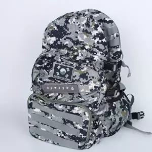 실리콘 태극기 와펜 패치 검정회색-WFIQEI8