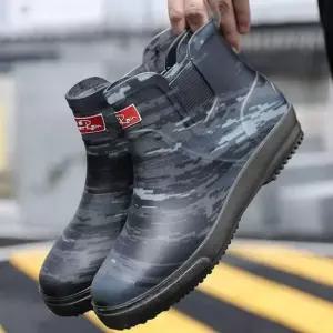 남성 밀리터리 레인 부츠 방수 숏 장마 작업 장화 레인부츠 남자레인부츠 남성레인부츠
