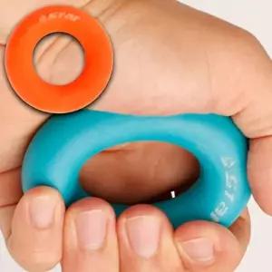 [스타스포츠]스타 실리콘 핸드링 악력기 그립 강 오렌지 1P 손근육-WFITBFZ