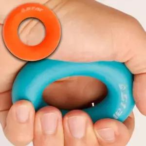 [스타스포츠]스타 실리콘 핸드링 악력기 그립 강 오렌지 1P 손근육-WFITBFZ