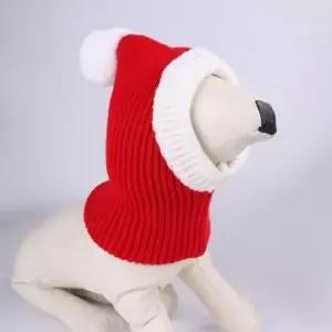 바라클라바 방울 산타 애견 반려견옷 모자 강아지 겨울