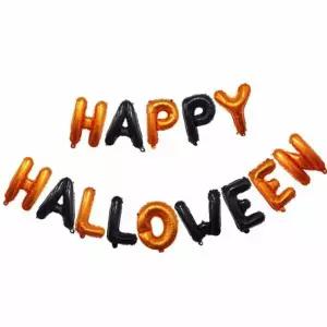 할로윈 장식용 헬륨 풍선 벽면 꾸미기 레터링 해피할로윈