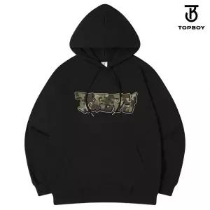 [탑보이]카모 바이브 오버핏 프린팅 후드 스웨트 셔츠 (PTH2125)