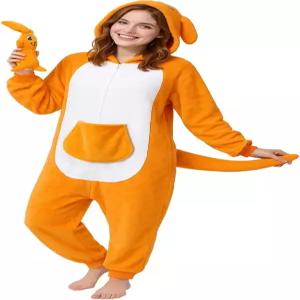 동물 캥거루 원피스 파자마 남녀 공용 할로윈 코스프레 코스튬