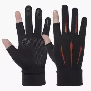 ( )와일드 남성 2컷 스포츠 장갑 레드 햇빛차단 논슬립