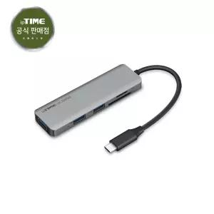 아이피타임 3포트 USB3.0 C타입 허브 카드리더기 UC306SD [H@lu]