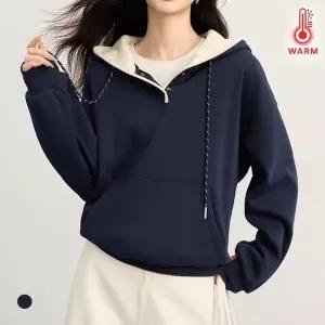 KARRA (77까지)히트기모후드배색티셔츠_A5W0961